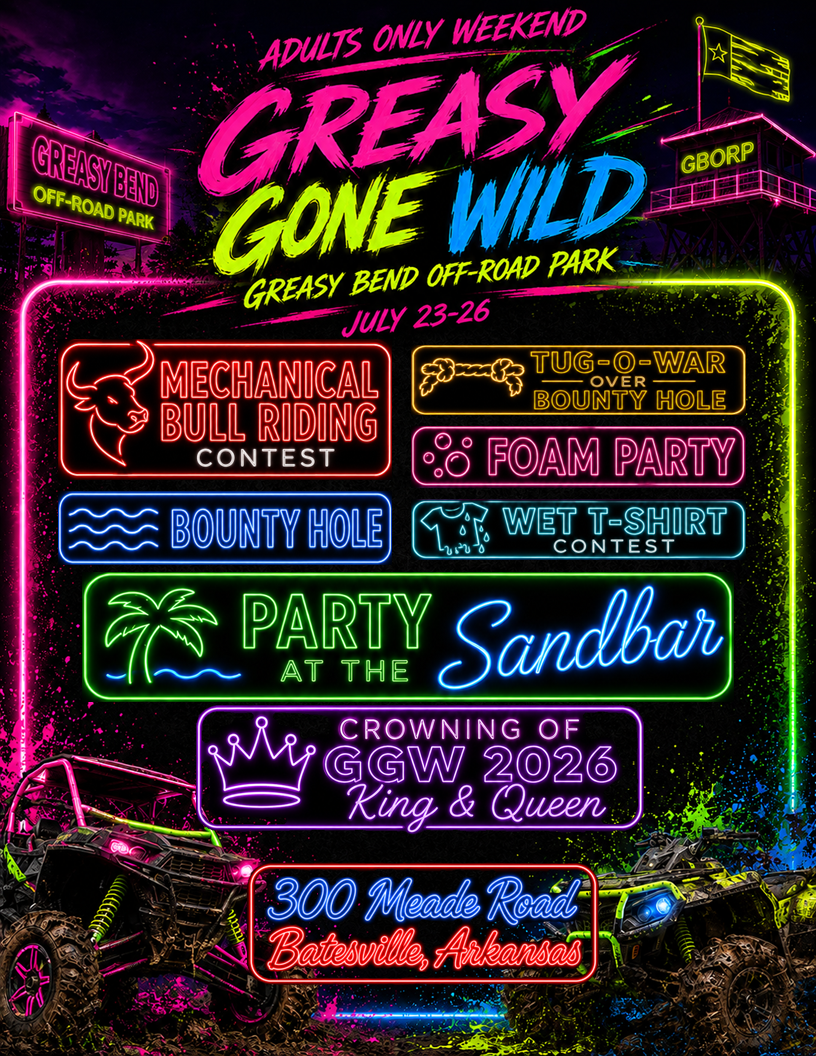 Greasy Gone Wild Pre-Sale Weekend Passes